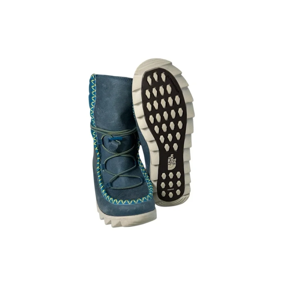 The North Face Black Boots Blue ThermoBall Lace‎ Up Waterproof Women's Size 7